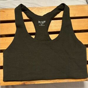 Young LA Racerback Lounge Bra- Size S- Forest Night